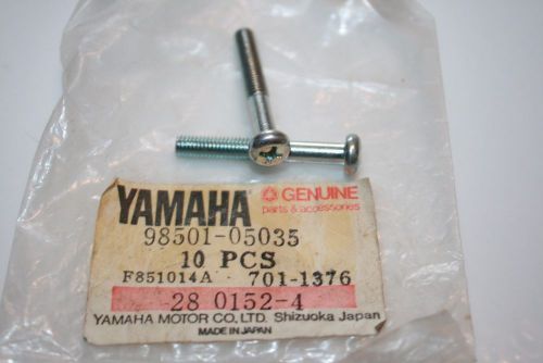 2 nos yamaha screws 98501-05035 snowmobile grip wiring generator steering ex srx