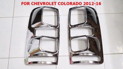 Chevrolet colorado 2012-16 chrome rear taillight lamp cover set of2