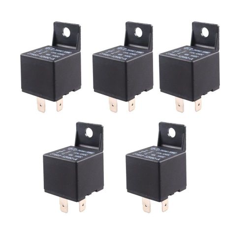 E support car relay 12v 40a spst 4pin pack of 5 40a 4pin spst