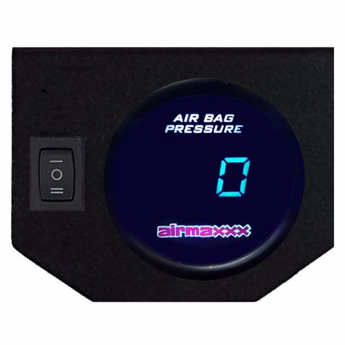 Digital air ride gauge, display panel &amp; 1 switch 200psi air suspension system