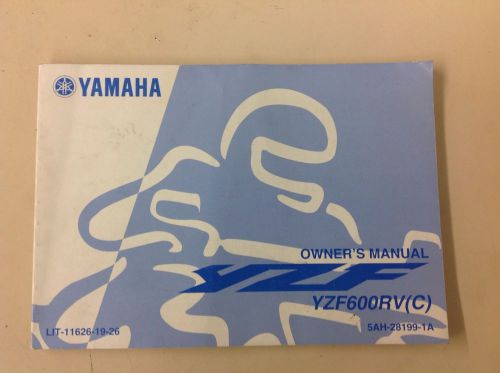 2006 yamaha yzf600rv(c) owners manual