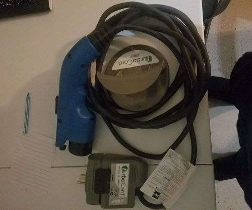 Aerovironment turbocord portable ev car charger dual 120/240 volt car charger