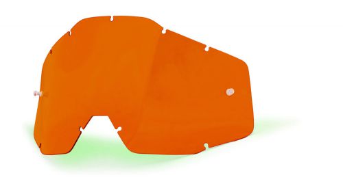 100% goggle replacement lens racecraft/accuri orange