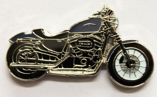 New harley davidson 883 1200 sportster iron enamel pin badge from fat skeleton