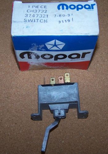 Nos 1978-1986 dodge van mopar windshield wiper switch 3747321