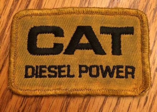 Vintage Cat Diesel Power 70's Patch, image 1