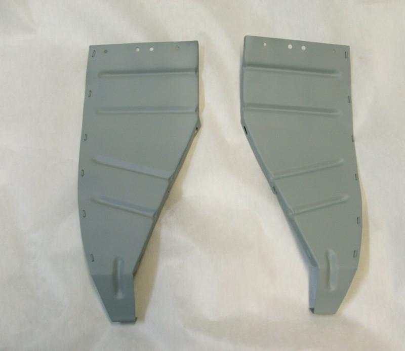 56 1957 ford thunderbird original lower rear fender splash shields