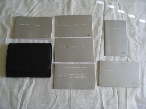 2015 infiniti qx60 suv owners manual set w/case, quick ref, navigation (nq)