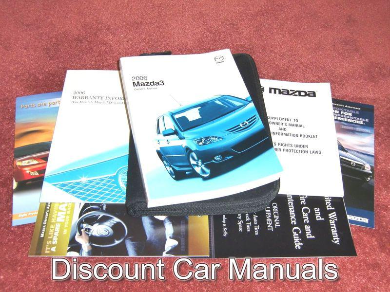 ★★ 2006 mazda 3 owners manual portfolio 06!! ★★