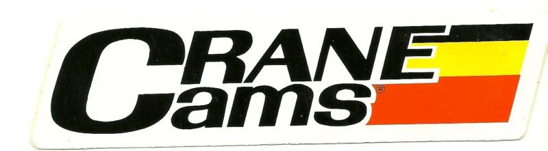 Original vintage 70's -80's crane cams decals