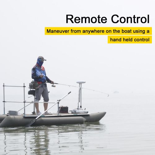 AQUOS Haswing W 12V 55LBS 54" Bow Mount Trolling Motor & Remote & Quick Release, US $1.00, image 7