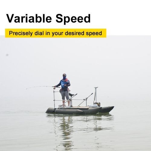 AQUOS Haswing W 12V 55LBS 54" Bow Mount Trolling Motor & Remote & Quick Release, US $1.00, image 8