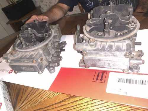 2 HOLLEY LIST 4224-S 660CFM CENTER SQUIRT MECHANICAL SECONDARY CARBS TUNNELRAM, US $550.00, image 6