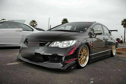 Vehicle Front Bumper Canards Diffuser Valence Spoiler Lip Fin Body Kit Sport Red, US $14.00, image 3