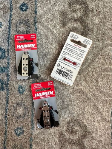 Single harken bullet block 082, sheave 1 1/8", max. line 5/16" , load 2000 lbs