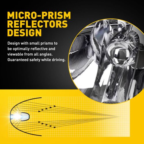 Headlight for 2001-2007 chrysler town country grand dodge caravan right left