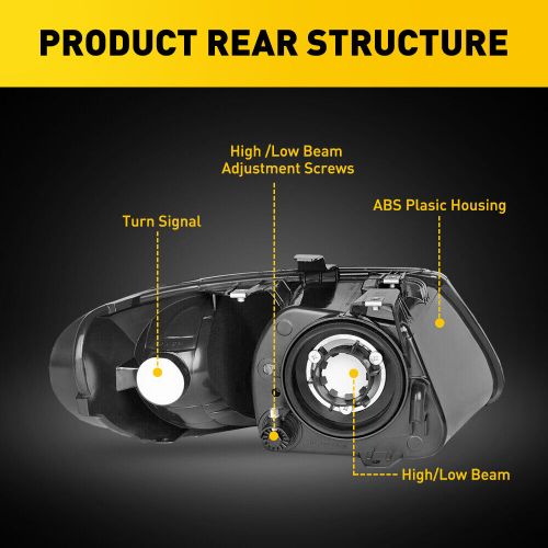 Headlight For 2001-2007 Chrysler Town Country Grand Dodge Caravan Right Left, US $80.99, image 3