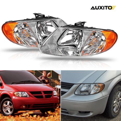 Headlight For 2001-2007 Chrysler Town Country Grand Dodge Caravan Right Left, US $80.99, image 12