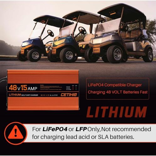 48 Volt Lithium Battery Charger for Golf Carts with Anderson plug., US $100.00, image 2