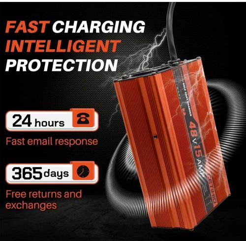 48 Volt Lithium Battery Charger for Golf Carts with Anderson plug., US $100.00, image 3