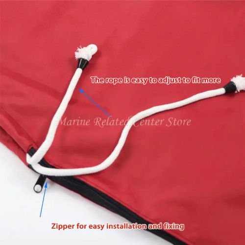 600D Heavy Duty Boat Full Outboard Engine Motor Cover Fit For 6-225HP Red, US $20.99, image 2