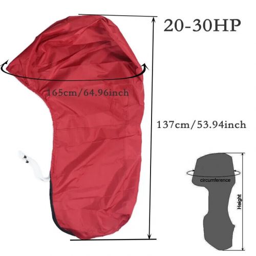 600D Heavy Duty Boat Full Outboard Engine Motor Cover Fit For 6-225HP Red, US $20.99, image 14