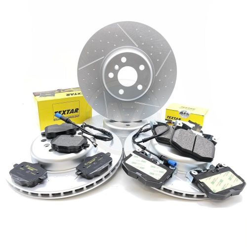 FOR BMW X7 40i G07 M SPORT FRONT REAR BRAKE DISCS TEXTAR PADS WIRES 374mm 345mm, US $, image 17