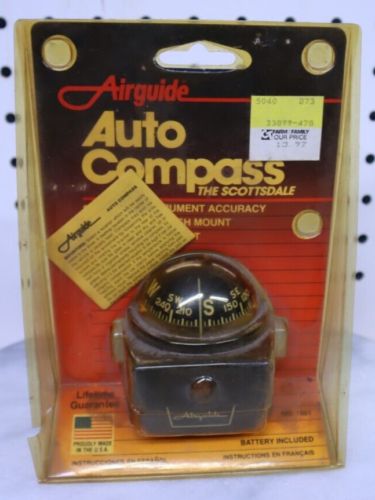 Vintage NOS Auto Compass Scottsdale AIRGUIDE Made In USA New Old Stock Car Auto, US $24.99, image 5