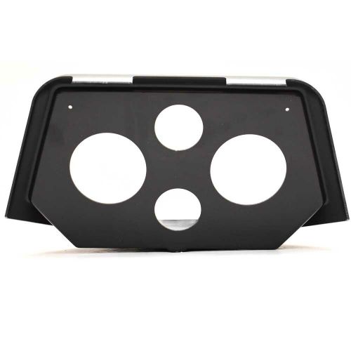 Lund boat blank gauge panel 2407406 | tyee faux silver plastic