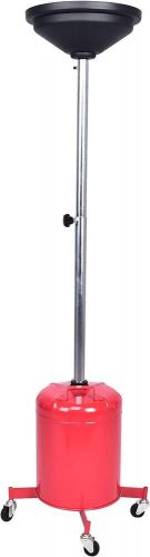 Ao5 5 gallon portable oil lift drain, steel adjustable height red