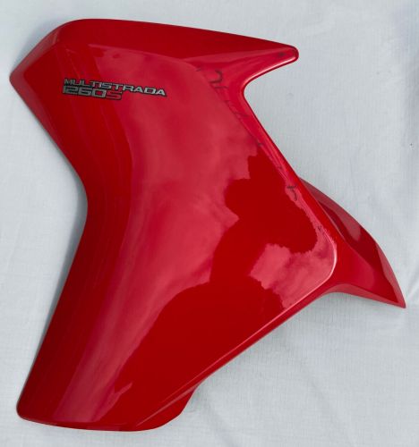 Ducati 1260 Multistrada side pod radiator cover fairing red scratched 48019334AB, US $, image 6