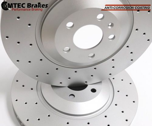 AUDI S8 5.2 Fsi Quattro 06-10 FRONT REAR CROSS DRILLED BRAKE DISC 385mm COATED, US $, image 2