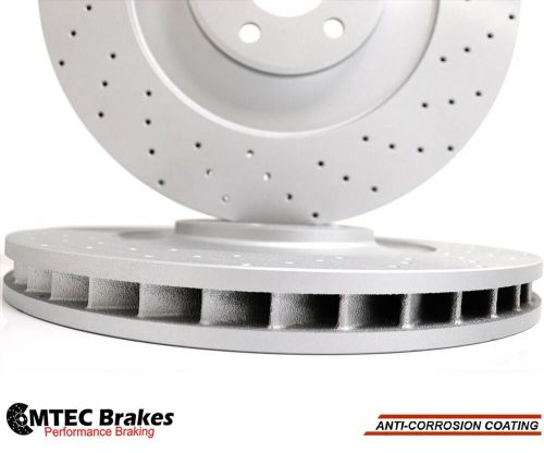 AUDI S8 5.2 Fsi Quattro 06-10 FRONT REAR CROSS DRILLED BRAKE DISC 385mm COATED, US $, image 3