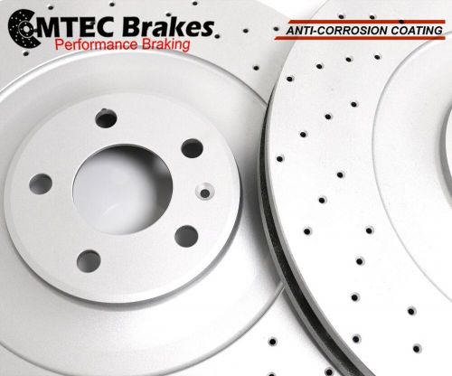 AUDI S8 5.2 Fsi Quattro 06-10 FRONT REAR CROSS DRILLED BRAKE DISC 385mm COATED, US $, image 8