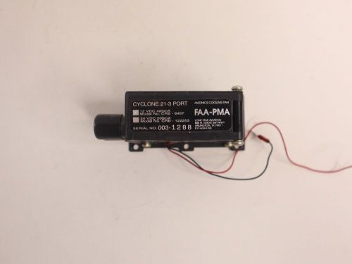 Lone star avionics blower 12v cyclone-21-3 port p/n cbr-122253