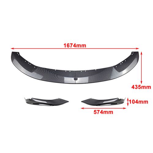 Front Bumper Canards Cover Body Kit For BMW 4 Series F32 F33 F36 M Sport 2014-20, US $115.00, image 3