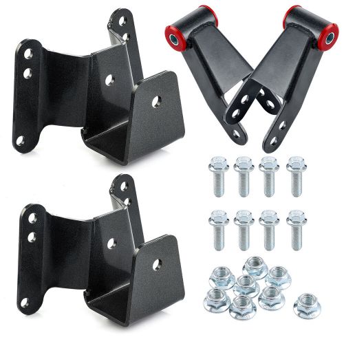 4" Rear Drop Shackles+hangers W/ Hardware For 73-1987 CHEVY GMC C10 2WD Security, US $71.99, image 5