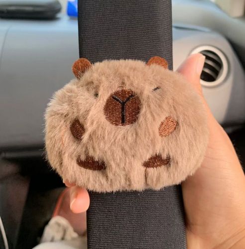 Cute Cartoon Car Seat Belt Shoulder Pad Soft Plush Safety Belt Cushion Cover, US $7.99, image 3