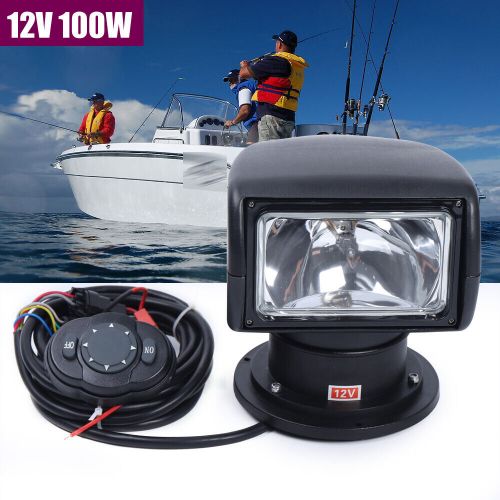 Boat Marine Spotlight Remote Control Truck Car Searchlight 100W 12V Spot Light, US $89.38, image 5