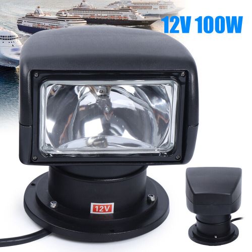 Boat Marine Spotlight Remote Control Truck Car Searchlight 100W 12V Spot Light, US $89.38, image 11