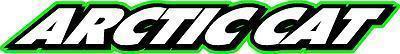 Arctic cat snowmobile sticker decal set of 2- 11"x 1.5" green