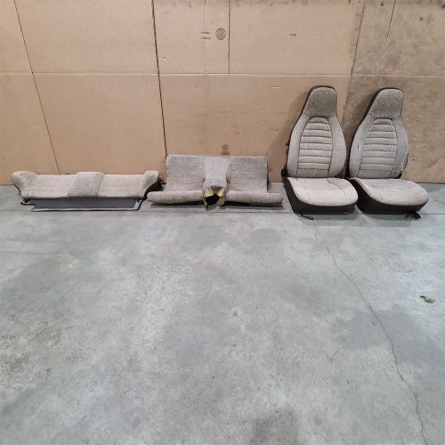 1983 Porsche 944 Front & Rear Seats Rear Seat Set Cloth Note AA7222, US $1,299.00, image 23