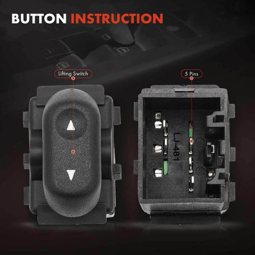 Single Power Window Switch for Ford F-150 2004 2005 2006 2007 2008 Expedition, US $7.78, image 7