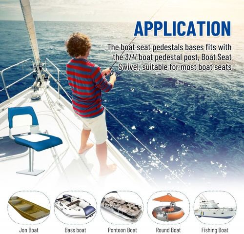 Boat Seat Base,Boat Seat Pedestals 7" X 7" Aluminum Alloy,Seat Base with 3/4", US $31.99, image 5