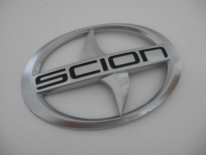 Buy 2005 06 07 08 09 10 Scion tC Front Grille Logo Emblem Symbol Silver