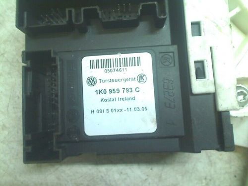 WINDOW REGULATOR ELECTRIC VW GOLF PLUS (5M1/1KP) 2005 RIGHT FRONT + ENGINE 1K0959793C-, US $, image 3