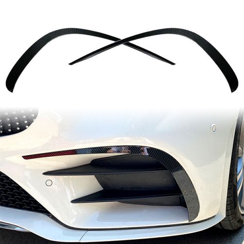 Carbon Fiber Front Bumper Fins Flaps Aero Flic For Benz CLS C257 2018+-, US $, image 5