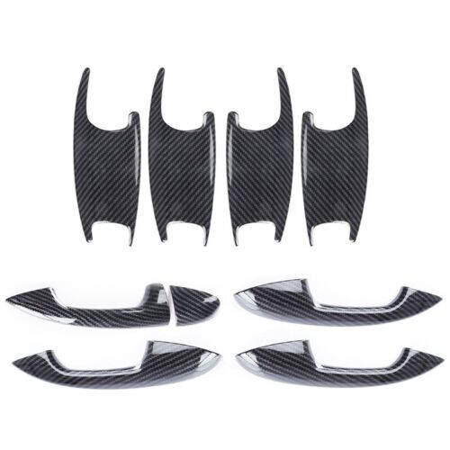 ABS Carbon Fiber Cover Trim 9X Side Door Handle Bowl For Benz GLC W253 2016-2021, US $67.59, image 4