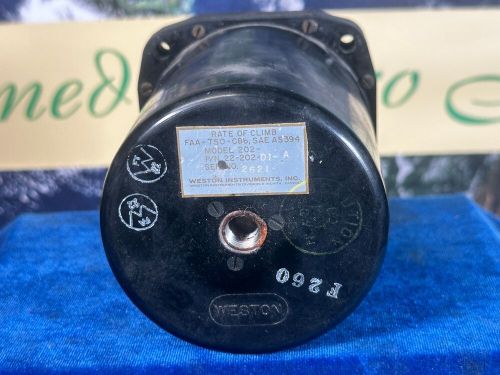 WESTON VERTICAL SPEED INDICATOR SN- 2621 P/N: 22-202-01-A, C $145.00, image 6