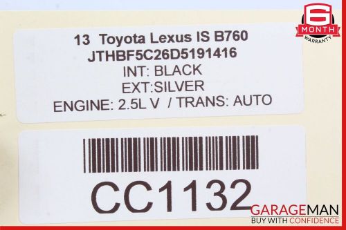 06-13 Lexus IS250 IS350 Speedometer Instrument Cluster 8380053861 OEM, US $200.00, image 7